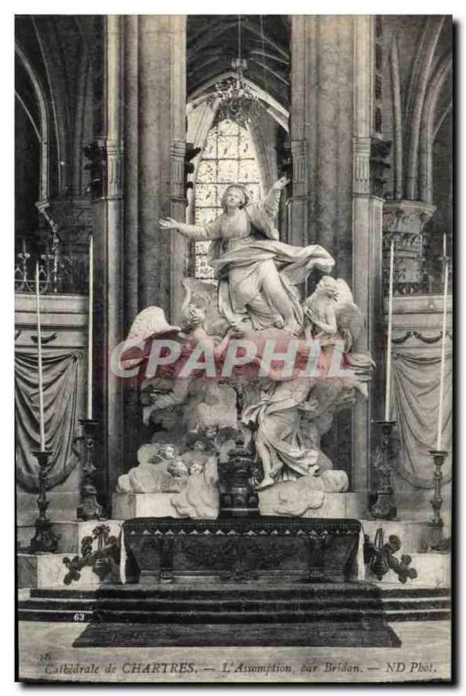 Catedral de CHARTRES — A Assunção, por Bradon — ND Fot. - Frente