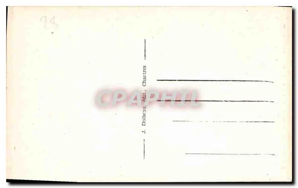 Nogent-le-Rotrou — Tumba da Duquesa de Sully — Obra do escultor E.-et-L. - Verso