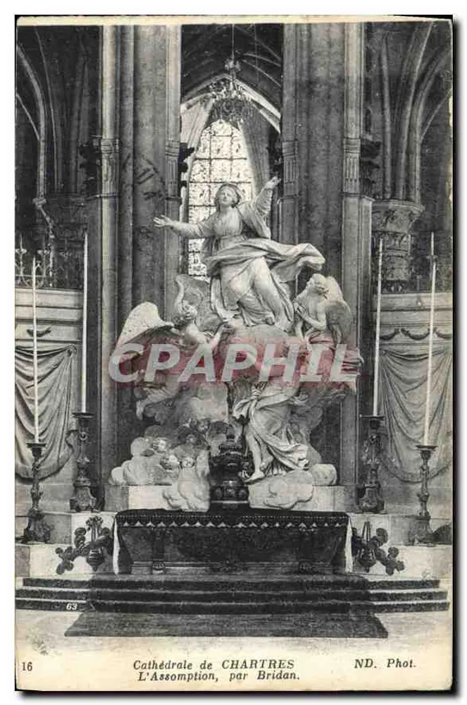 Catedral de Chartres — A Assunção, por Bridan — ND. Fot. - Frente