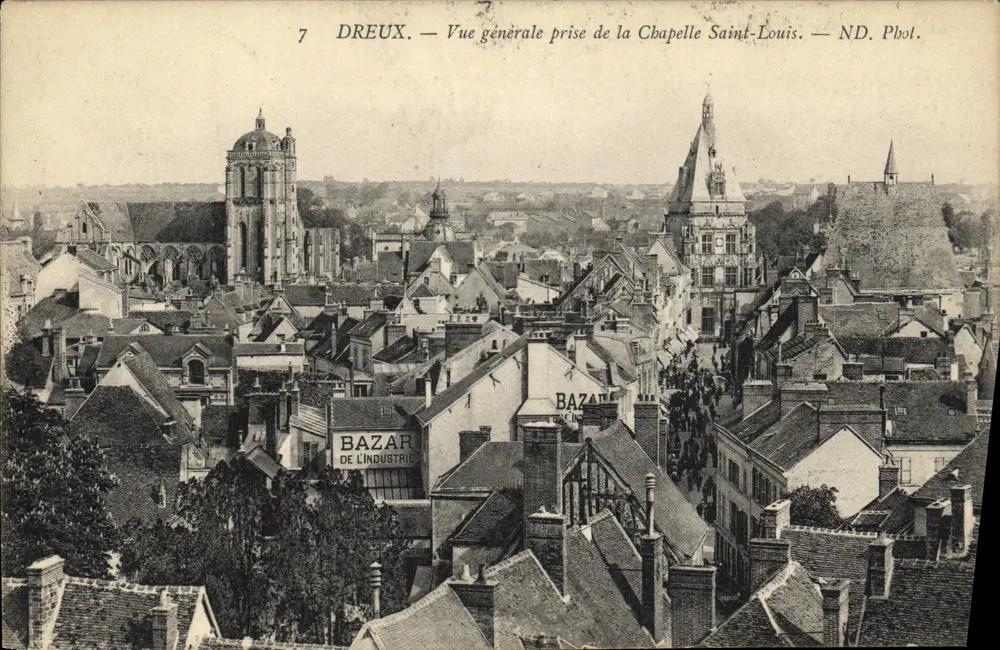Dreux — Allgemeiner Blick von der Kapelle Saint-Louis — ND. Pbot. - Vorderseite