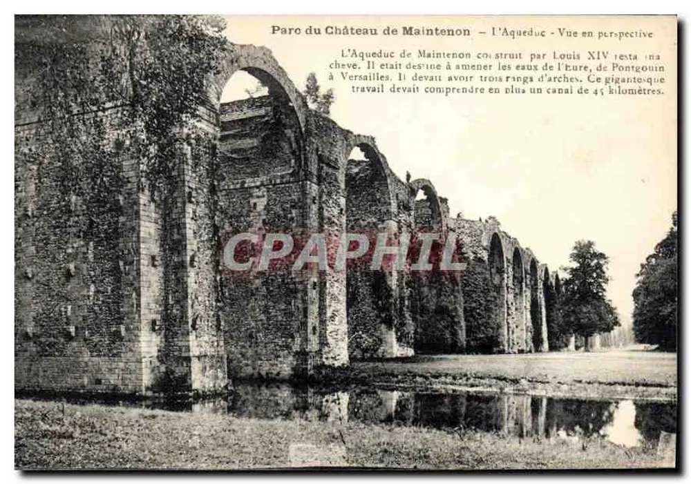 Aquatude de Maintenon — Visão em Perspectiva — Edit. Lafont, Librairie - Frente