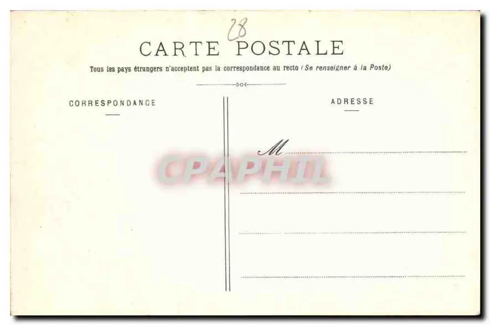 Catedral de CHARTRES - A Nave — Ch. Foucault, editor, Dreux - Verso