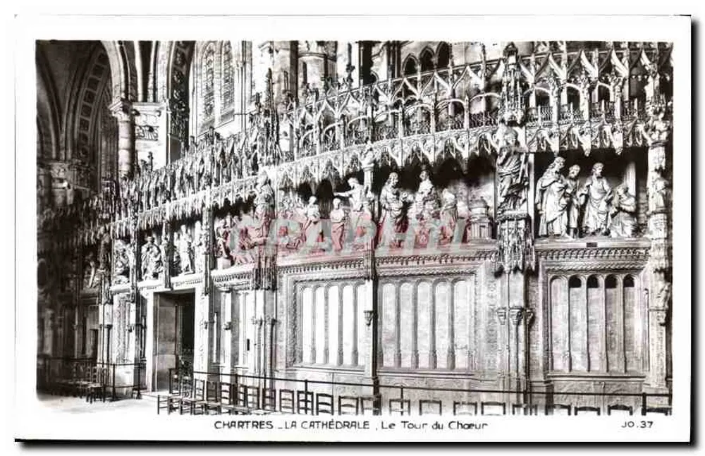 Chartres - A Catedral, O Tour do Coro — JO.37 - Frente