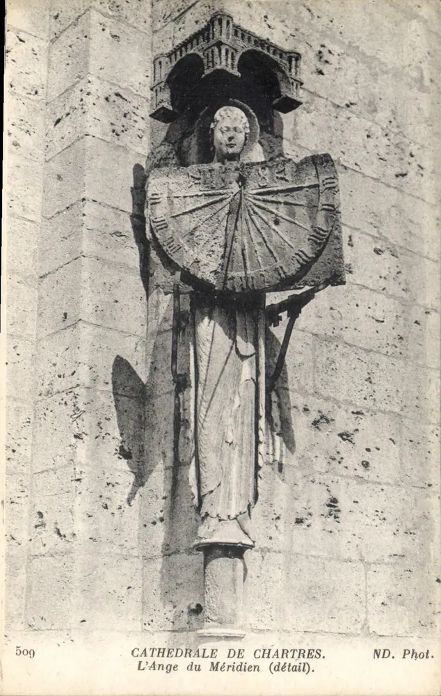 Chartreser Kathedrale — Der Meridianengel (Detail) — ND. Phot. - Vorderseite