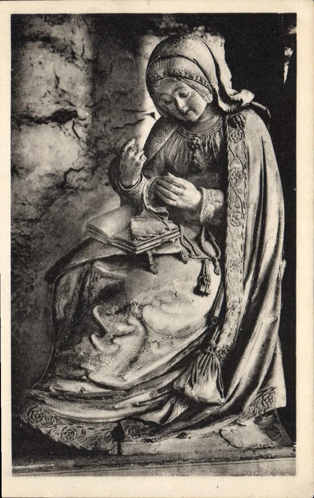Estátua da Virgem do coro — Catedral de Chartres — Século XVII - Frente