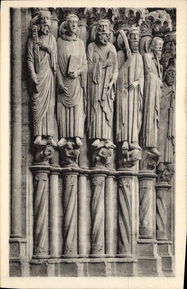 Apostel — Südtor, 12. Jahrhundert — Verlag HOUVET, Nr. 1310 - Vorderseite