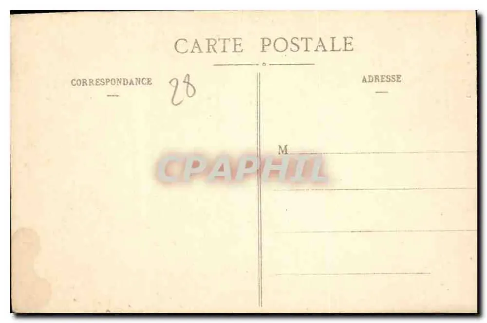 Chartres (Eure-et-Loir) — A Catedral (Lado Sul) — G. Fournall, editor, Dreux - Verso