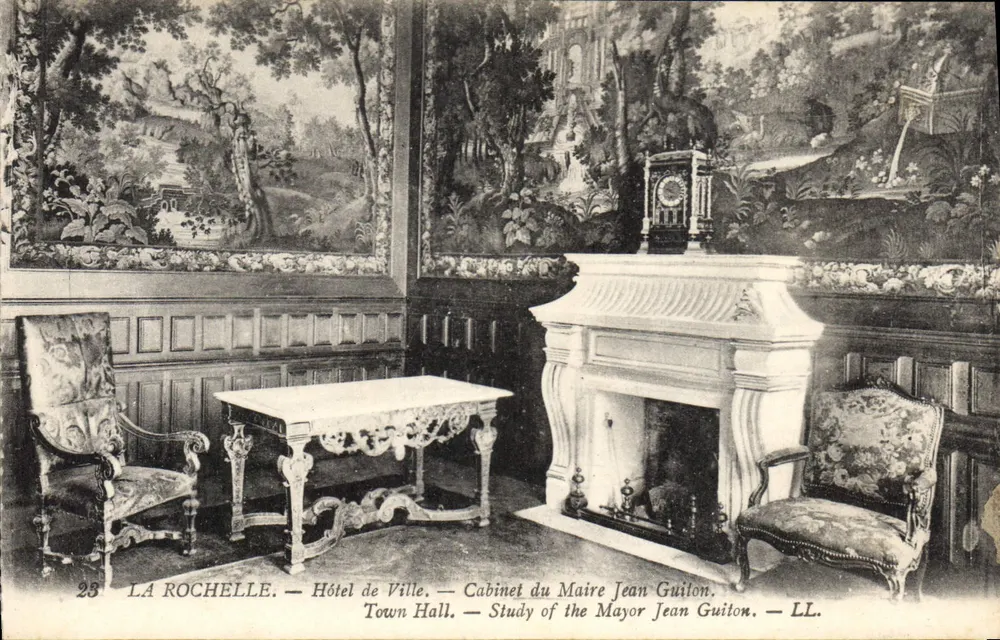 La Rochelle — Rathaus — Büro des Bürgermeisters Jean Guilton — LL. - Vorderseite