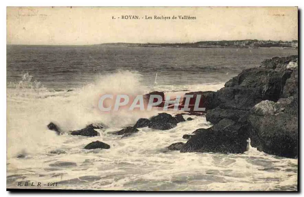 Royan - Los Rocas de Vallières — R.B.L.R. n° 1911 - Anverso