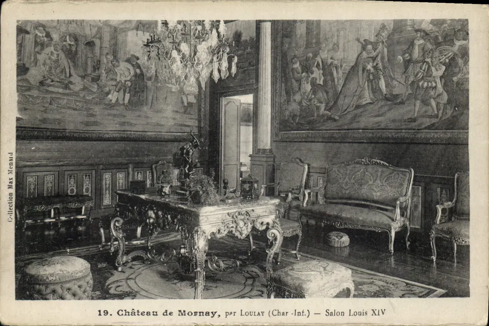Château de Mornay — Salon Louis XIV — par Loulay (Char-Inf.) - Recto
