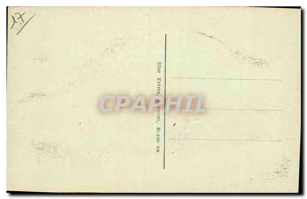Les Pierrières - Côte d'Argent — Ansicht der Felsen und Küste — Bureau-Scpalais - Rückseite