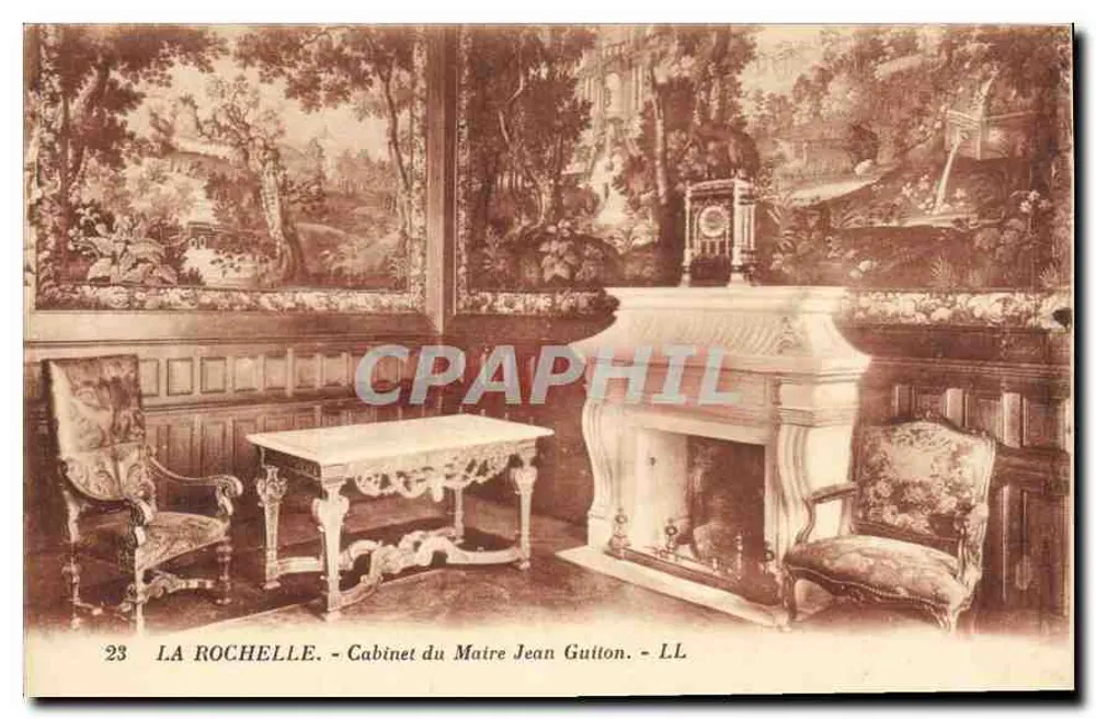 La Rochelle - Cabinet du Maire Jean Guitton - LL - Recto
