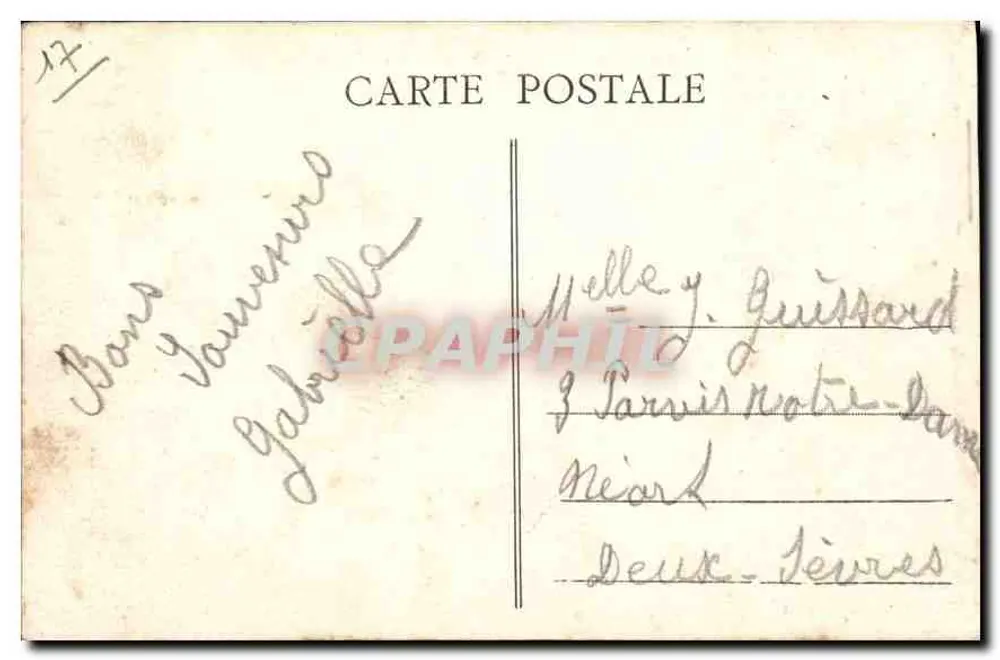 St-Georges de Didonne - Les Eboulis — cliché Le Clairmenec, Savona - Verso