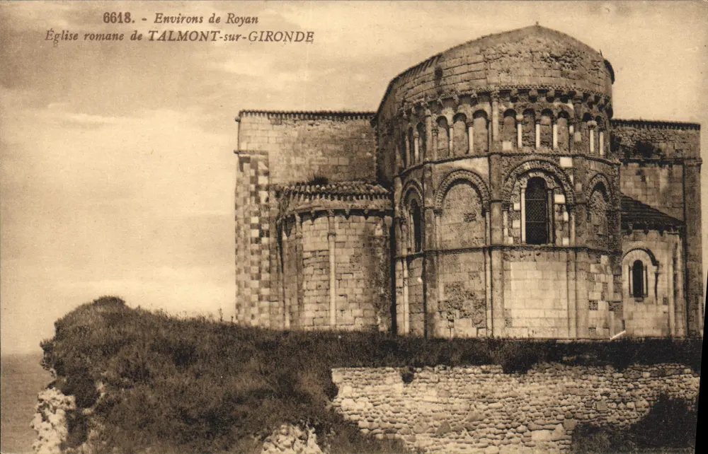 Römische Kirche von Talmont-sur-Gironde — Umgebung von Royan — R. Borgevin, La Rochelle - Vorderseite