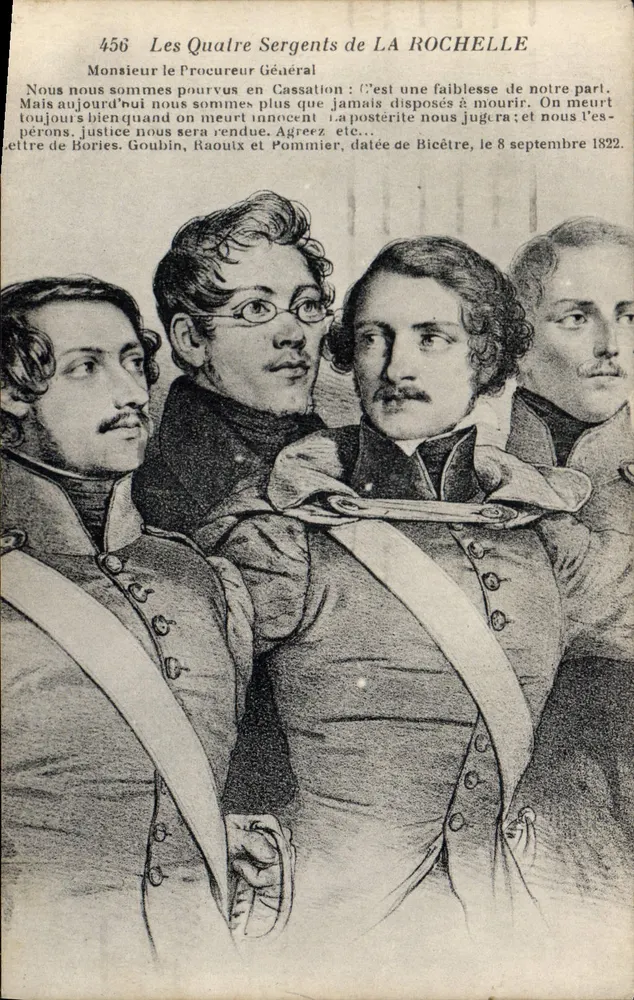 Die Vier Sergeanten von LA ROCHELLE — Serie 456 — Verlag nicht sichtbar - Vorderseite