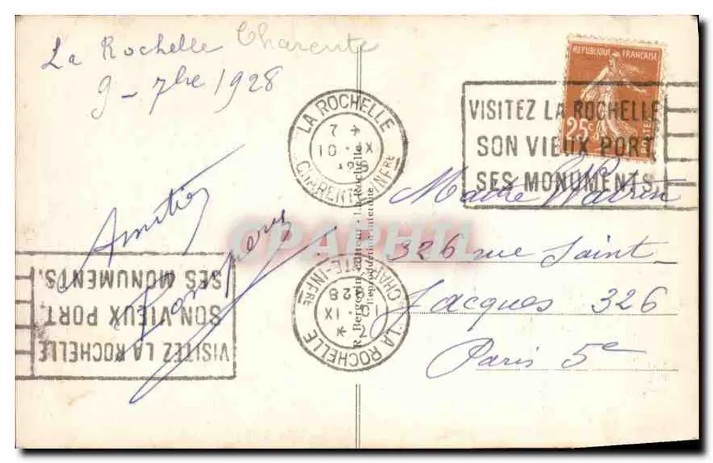 Die Vier Sergeanten von LA ROCHELLE — Serie 456 — Verlag nicht sichtbar - Rückseite