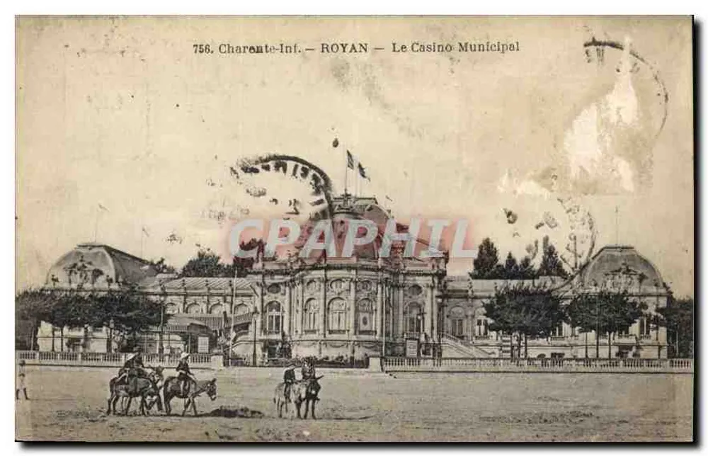 Royan — Le Casino Municipal — F. BRAUN, phot. édit. - Vorderseite