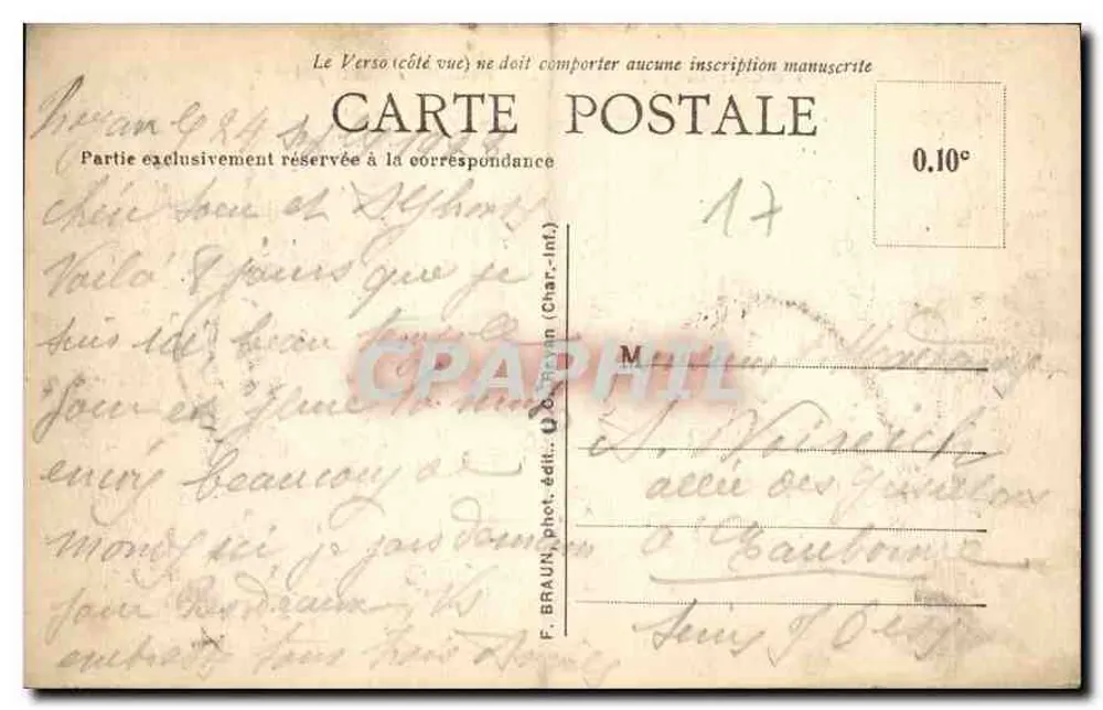 Royan — Le Casino Municipal — F. BRAUN, phot. édit. - Rückseite