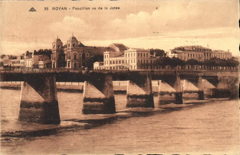 Royan - Foncillon visto da Ponte - Edição dos Novos Verões, n°35 - Frente