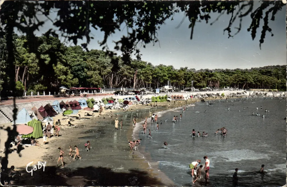 Strand von Naouzan-Saint-Palais-sur-Mer — lebendige Ansicht — Éditions Gaby, Nantes - Vorderseite