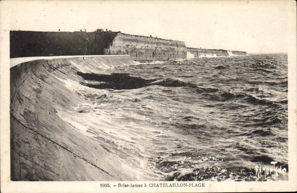 Brise-lamas em Châtelaillyon-Plage — n° 1098 — editor Raphaël Tils - Frente