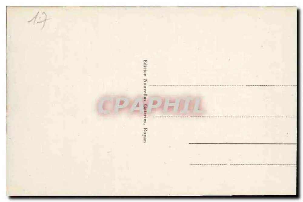 Royan-Saint-Palais-sur-Mer — Die Strandpromenade durch die Kiefernwälder - Rückseite