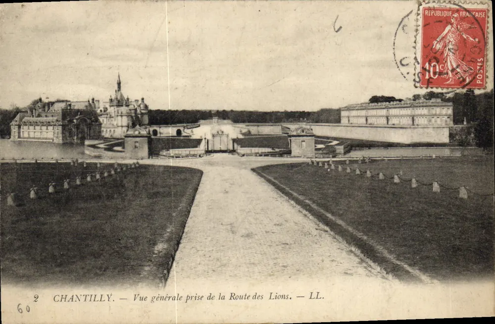 Chantilly — Allgemeiner Blick aus der Route des Lions — LL. - Vorderseite