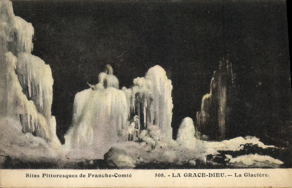 Grace-Dieu — Die Gletscherhöhle — Pikturische Orte der Franche-Comté — n°508 - Vorderseite
