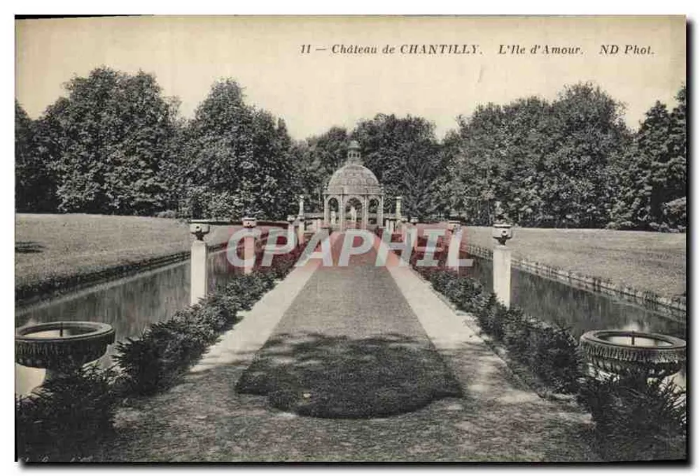 Castelo de Chantilly — A Ilha do Amor — ND Phot. - Frente