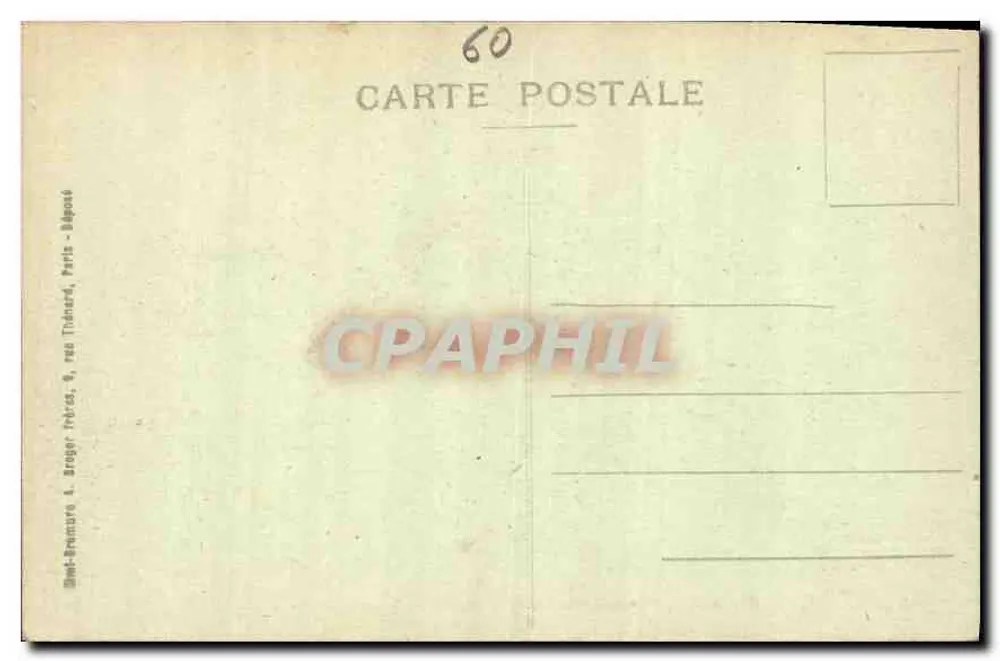 Château de Pierrefonds — Vue prise de la Ferme d'Autreval — Édit. Vesque, lib. - Verso