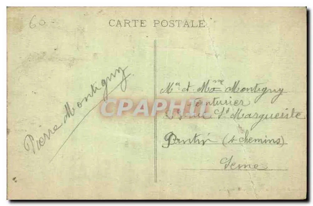 Compiègne - O Novo Ponte — editor Bourson, cliché Bonnereau - Verso