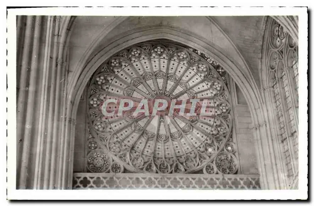 Rosace della Santa Chapel — St GERMER-de-FLY (Oise) — Studio ARTHUR, Rue Noble - Recto