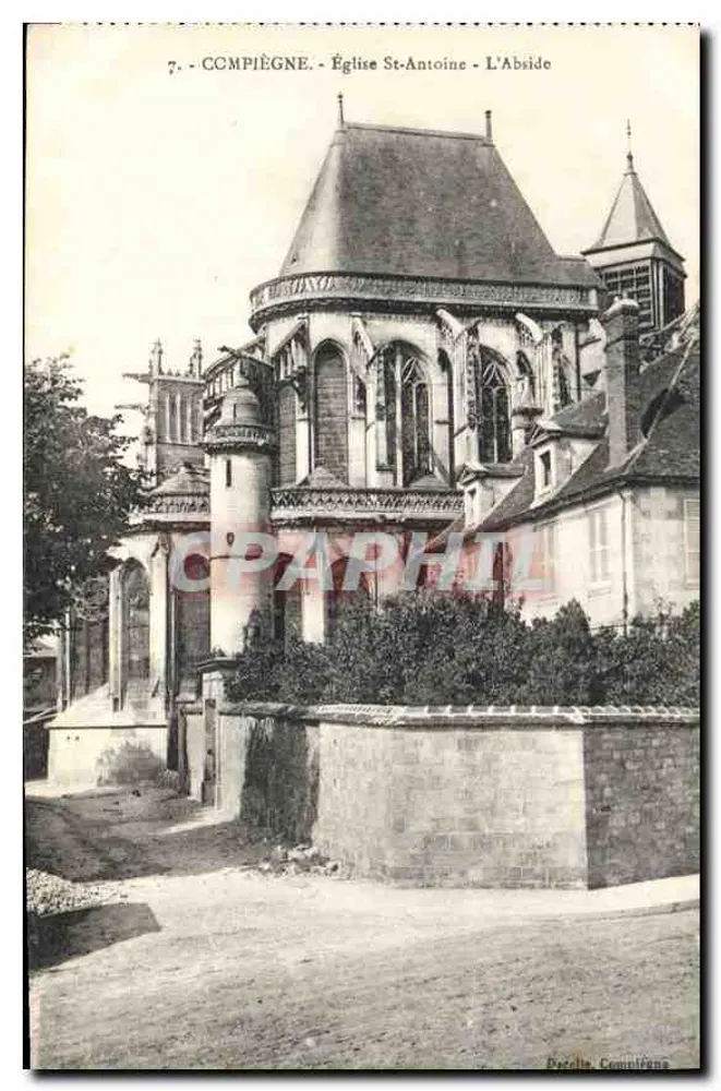 Compiègne — Igreja de São Antônio — A Abside - Frente