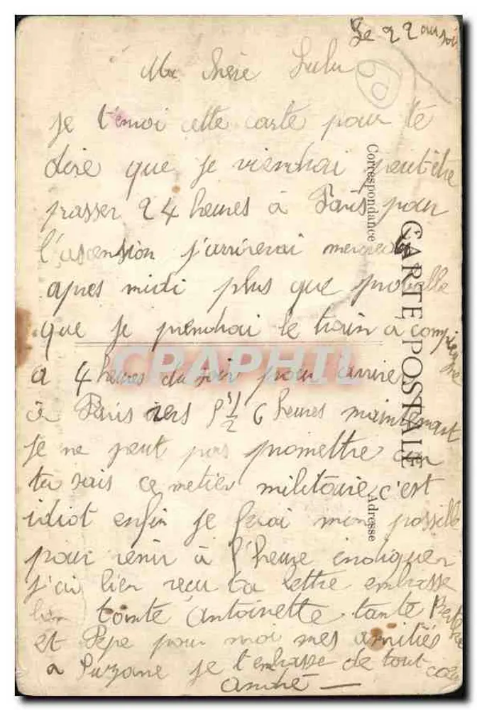 Sala do Palácio de Compiègne — Coleção especial: Créuse consumida pela robe fatale que Média lhe fez presente — Editor ELD, n° 20 bis - Verso