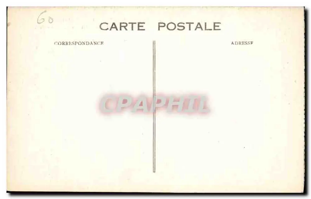 Palácio de Compiègne — Um canto do Parque — A. Bourdier, Versailles - Verso