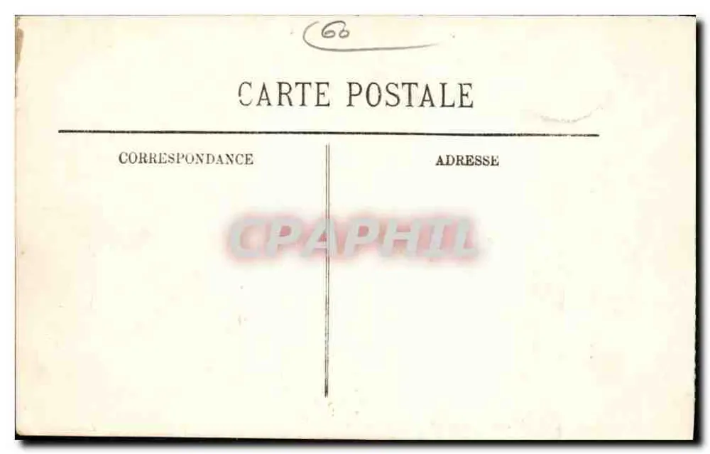 Pierrefonds — O Castelo — A Torre da Igreja — Edição Varin - Verso