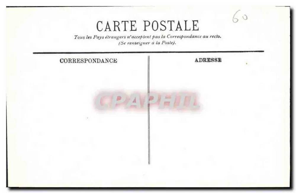 Pierrefonds — A Colunata da Cour d'Honneur — LL. — n°48 - Verso