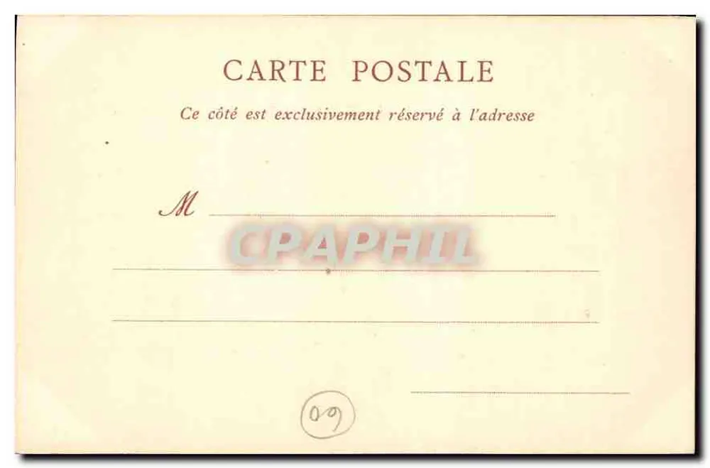 Castelo de Chantilly — Lado Sudoeste — ND Phot - Verso
