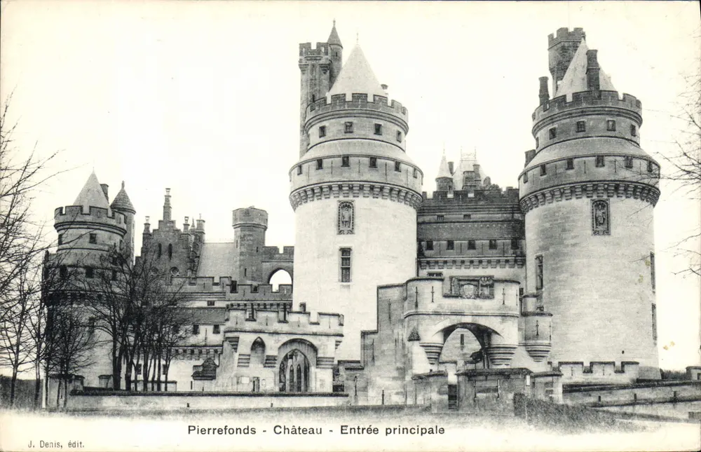 Pierre-fonds - Castelo - Entrada principal — J. Denis, edit. - Frente