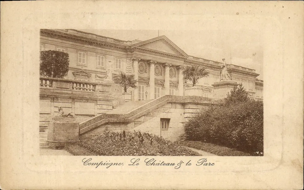 Compiègne. O Castelo & o Parque — editor não identificado, n° de série 60 - Frente