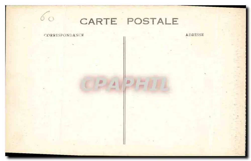 Palácio de Compiègne — Um canto do Parque — A. Boudier, Versailles - Verso