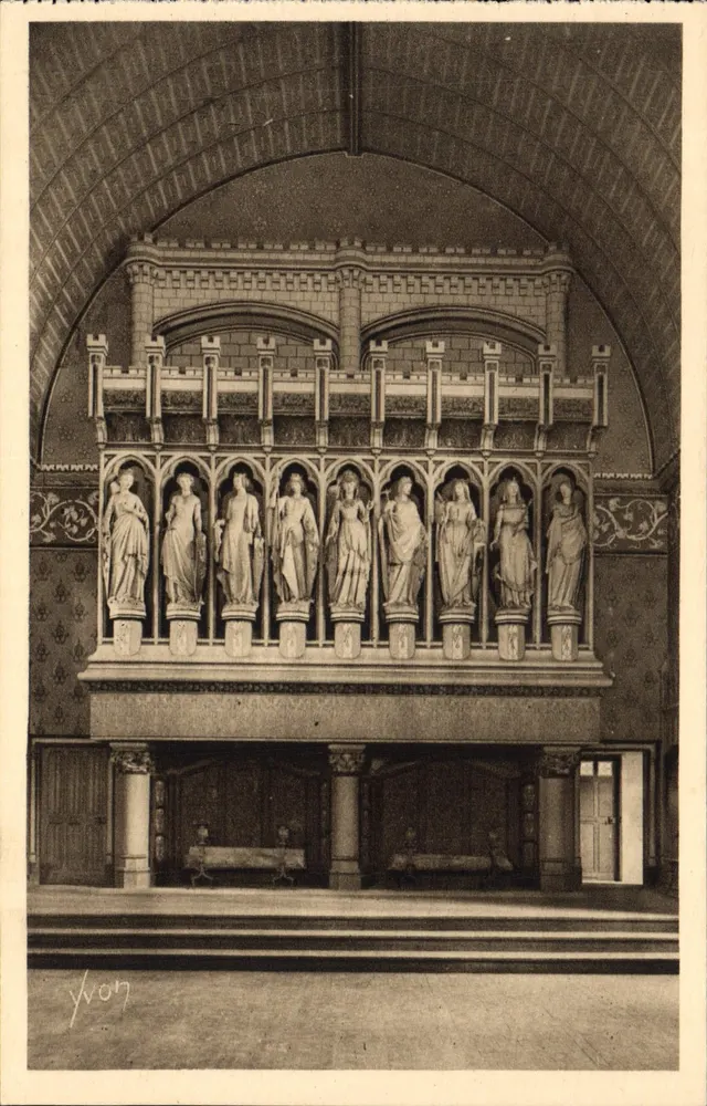Schloss Pierrefonds (Oise) — Kamin der Halle der Ritter — Éditions d'Art Yvon - Vorderseite