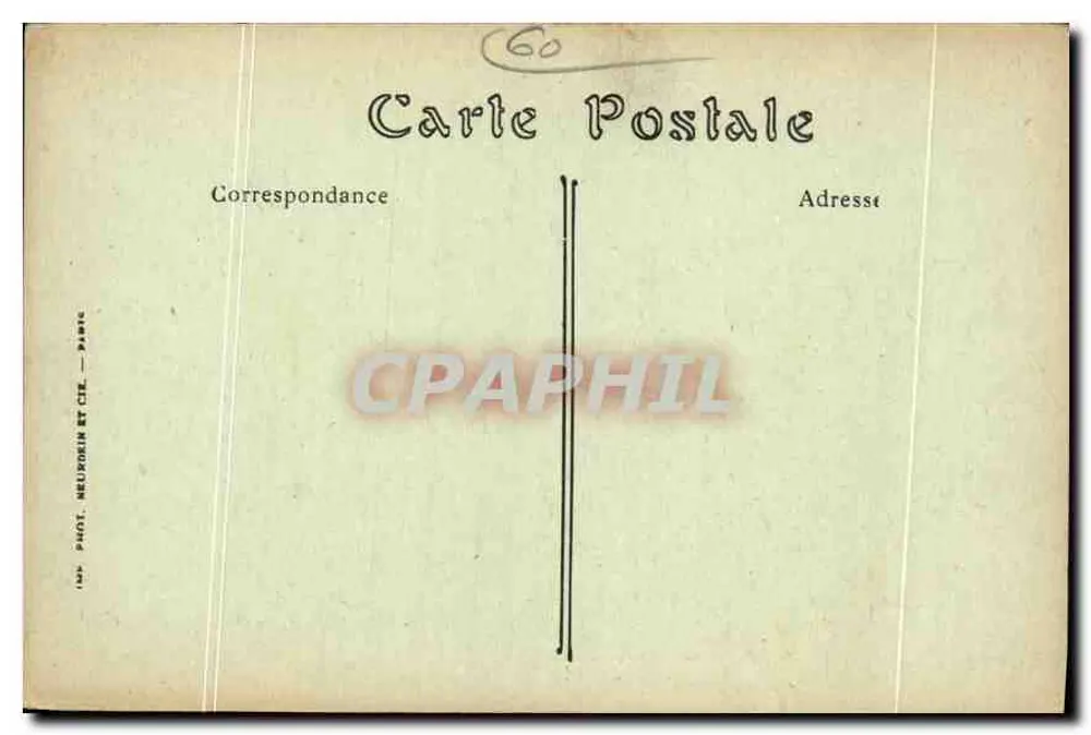 Castelo de Chantilly — Fachada principal — ND. Fot. n°16 - Verso