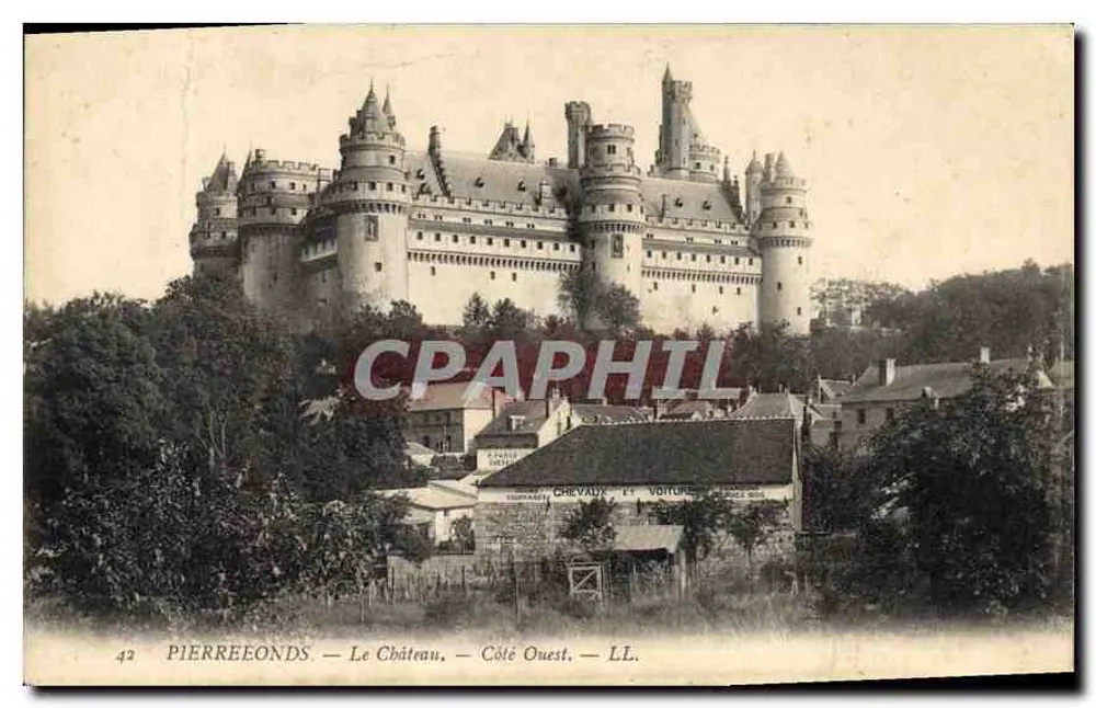 Pierreéonds — Zamek — Strona zachodnia — LL. - Awers