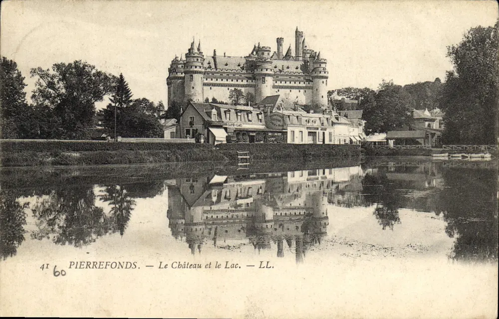 Pierrefonds — O Castelo e o Lago — LL. - Frente