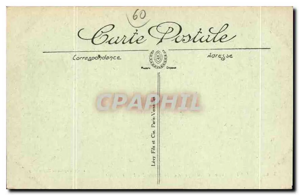 Chantilly — Allgemeiner Blick von der Route des Lions — Sonderausgabe le Damiot, Selecta - Rückseite