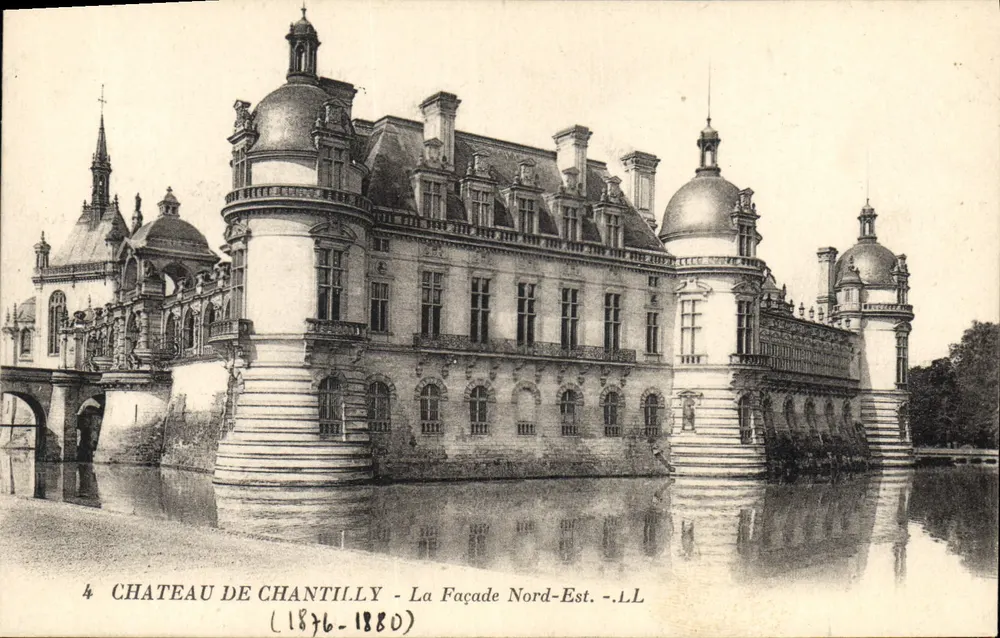 Castello di Chantilly — Facciata Nord-Est — LL (1876-1880) - Recto