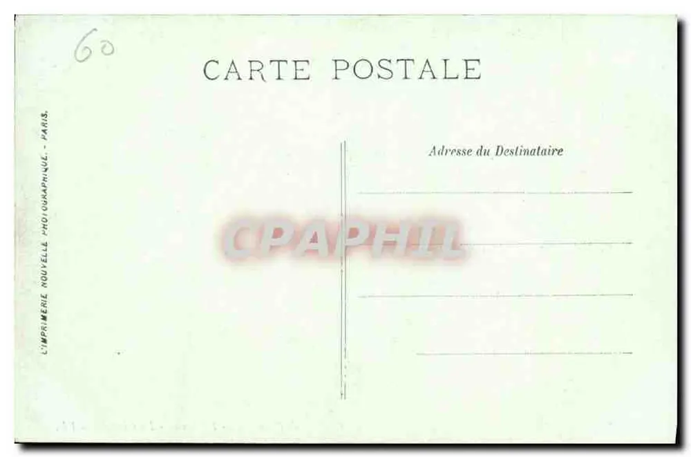 Castelo de Chantilly - A Entrada - A Capela - LL - Verso