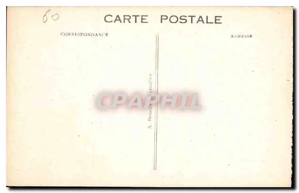 Palais de Compiègne — Das Wiegenhaus von Marie-Louise — Verleger nicht identifiziert, Nr. 32 - Rückseite