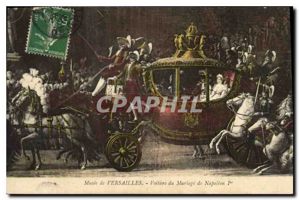 Museum von VERSAILLES — Hochzeitskutsche von Napoleon I — Verlag Mornay - Vorderseite